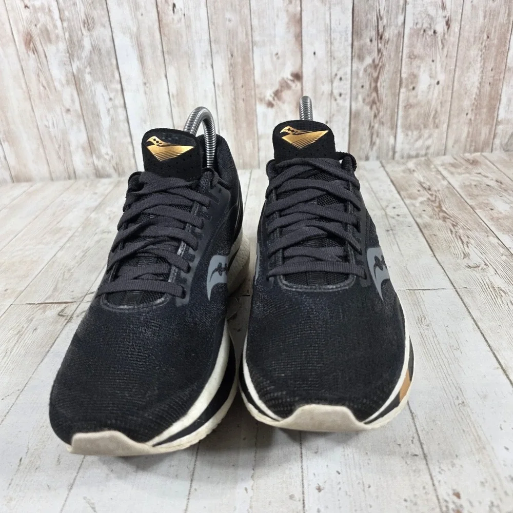 Saucony Endorphin Speed Womens Running Shoes Black Gold S10597-40 Size 7